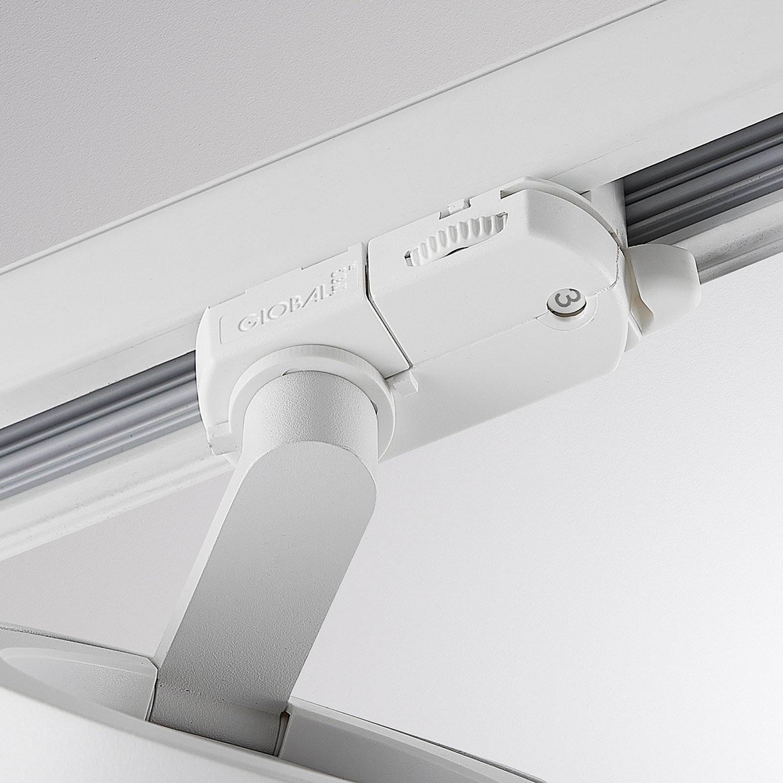 Molto Luce Projecteur LED triphasé sur rail Mag, blanc, 830