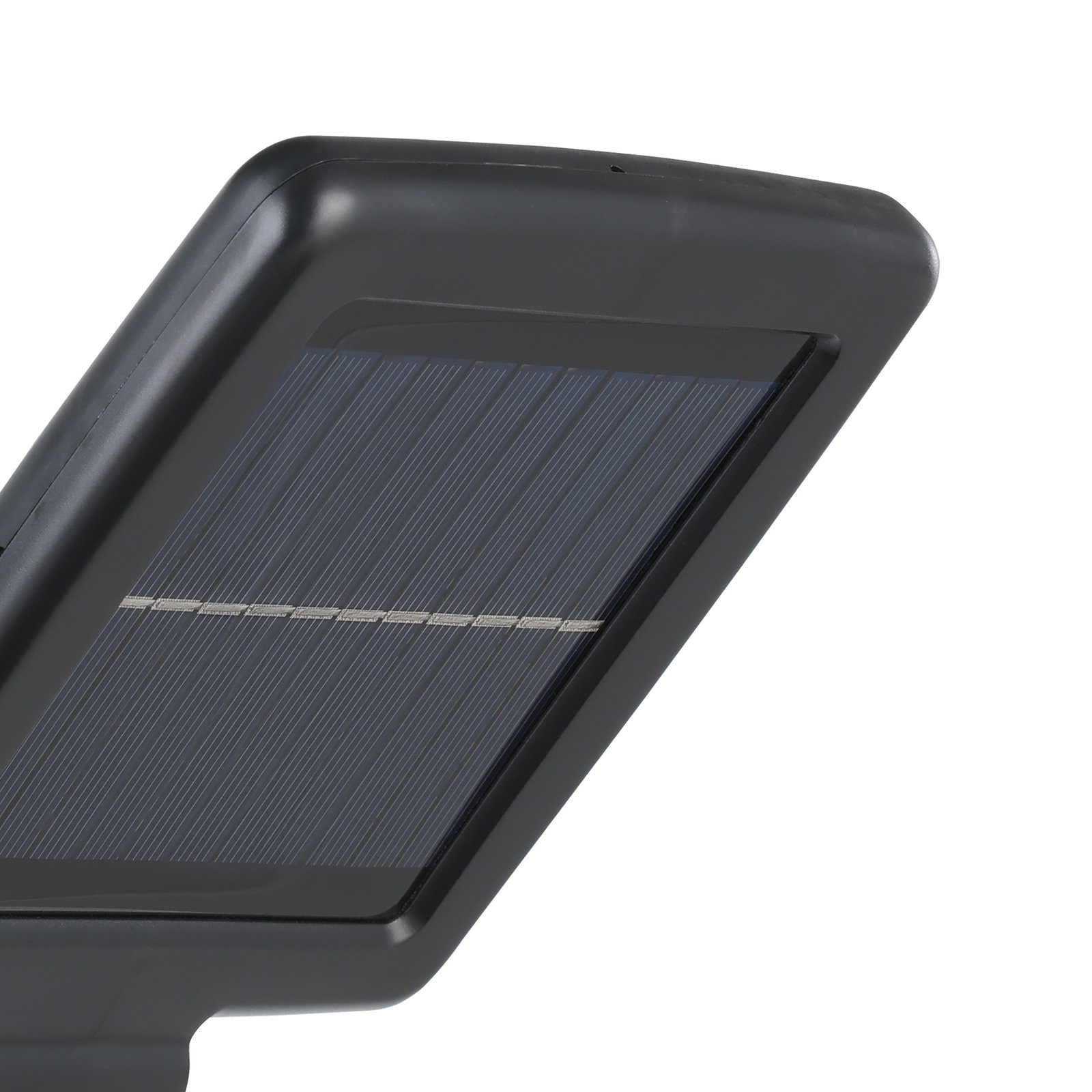 Lampada solare LED Casabas con sensore, nera