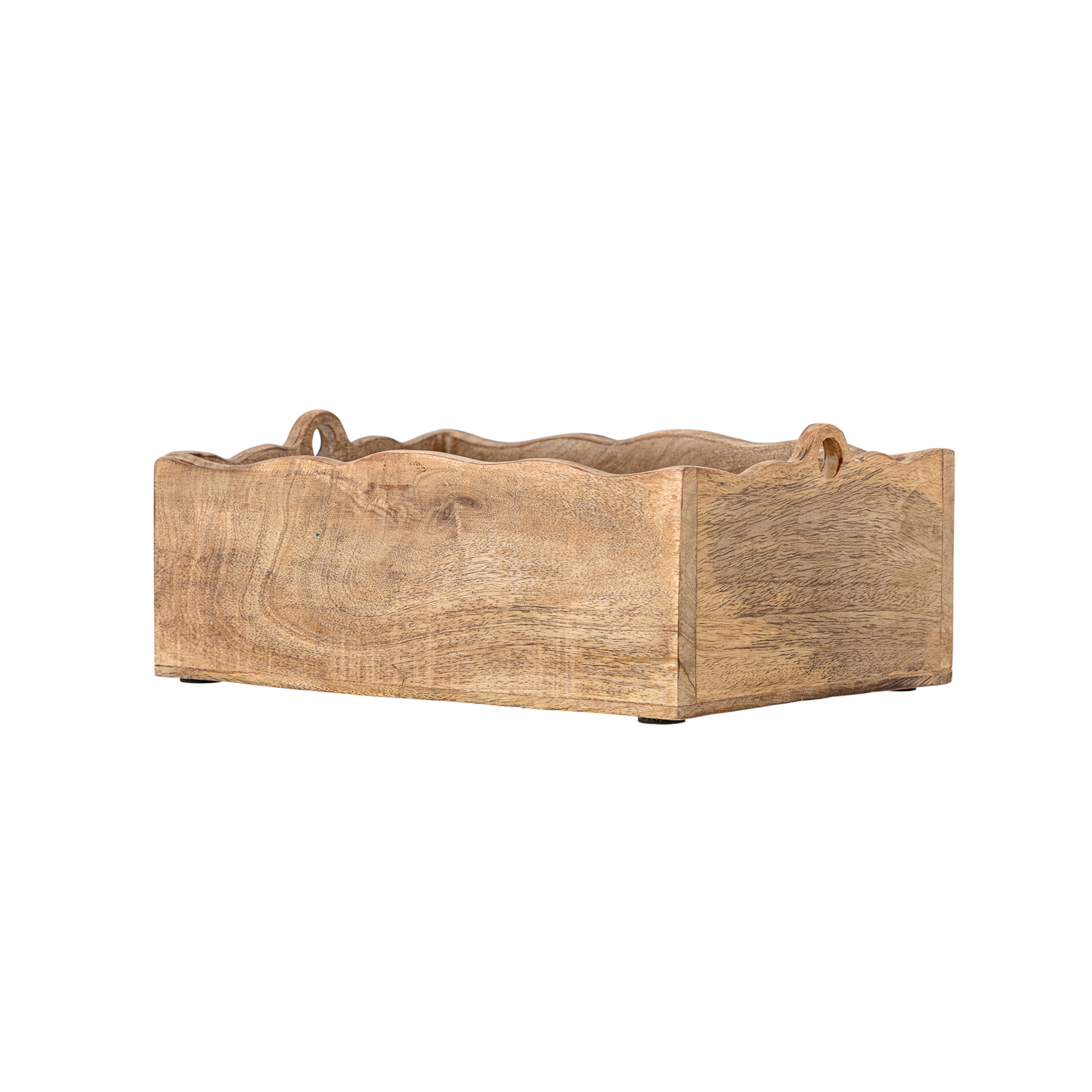 Boîte de rangement Nonnie, couleur naturelle, 29 cm, en bois - Bloomingville