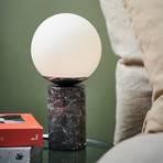 Lilly Marble table lamp with a marble base, grey
