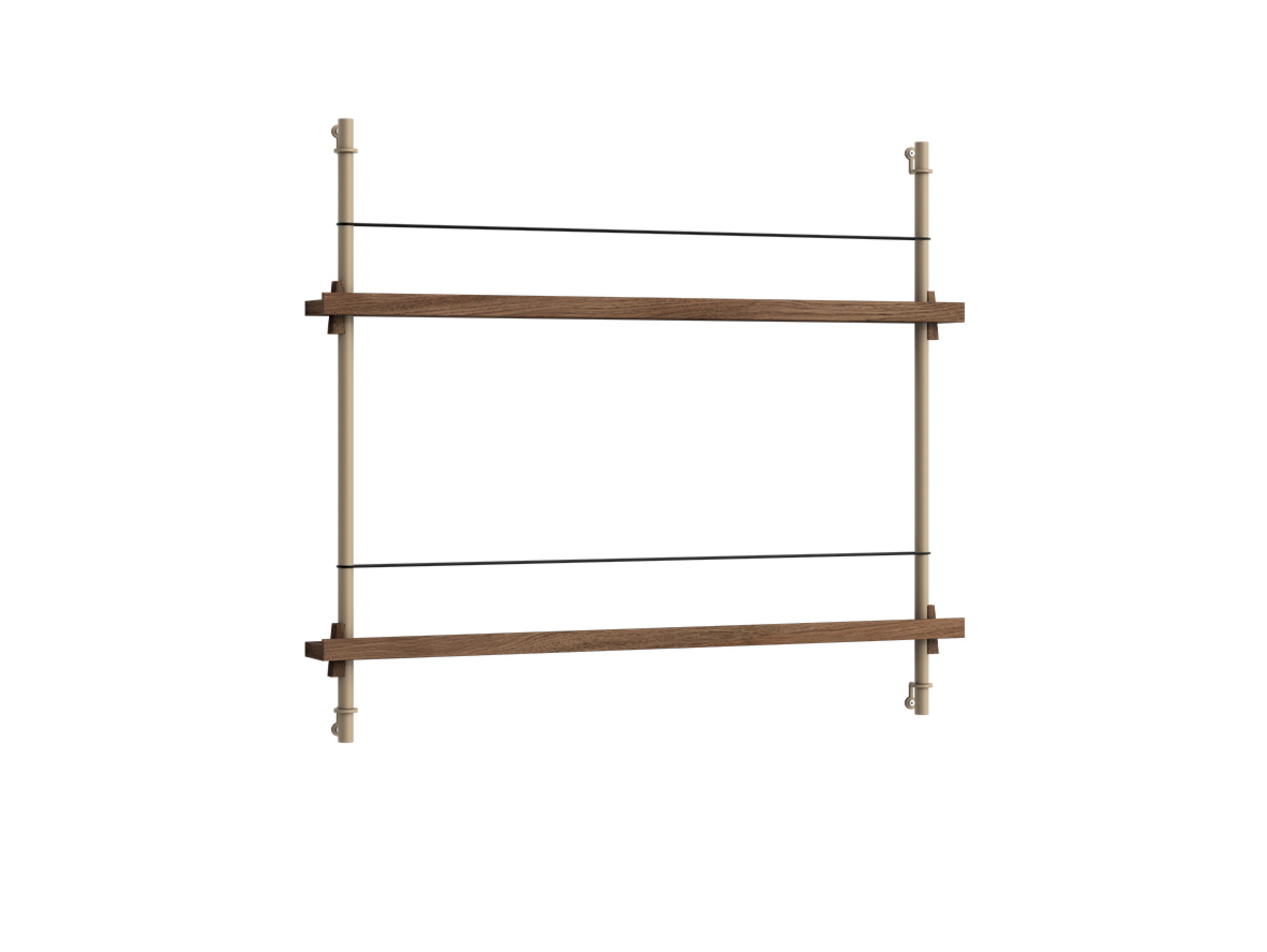 Magazine Shelving 65 Etagère Smoked Oak/Warm Grey - Moebe