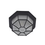 Idril Außendeckenleuchte, Ø 26,5 cm, Metall, anthrazit - Lindby