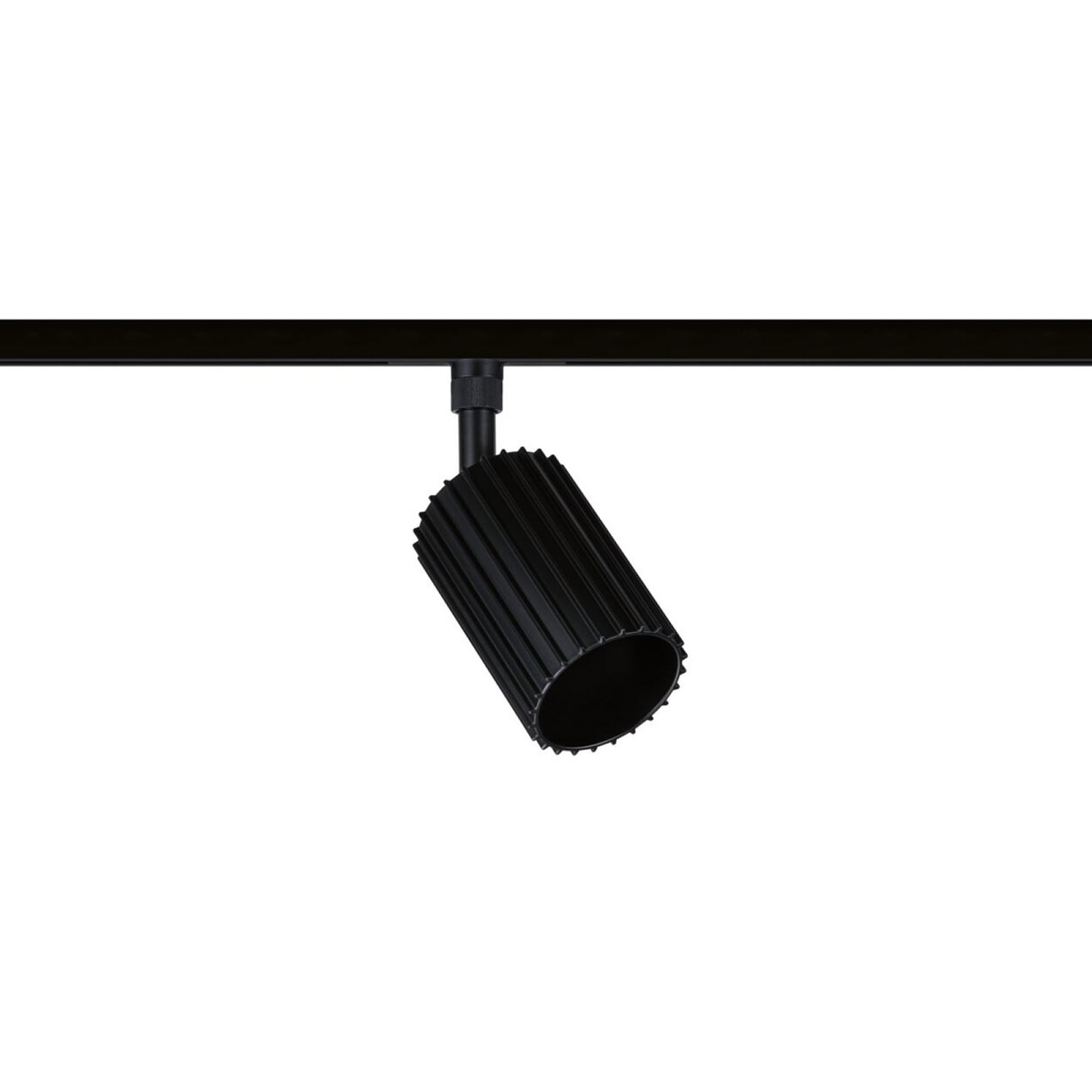 Paulmann URail tirni reflektor Lirena, črn, Ø 6 cm, GU10