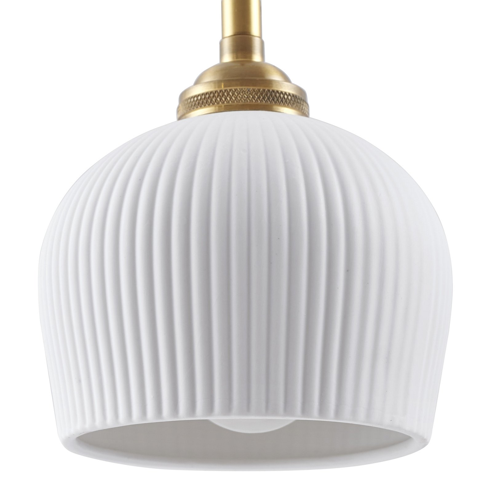 Nolane Hanglamp Wit/Geel Koper - Lindby