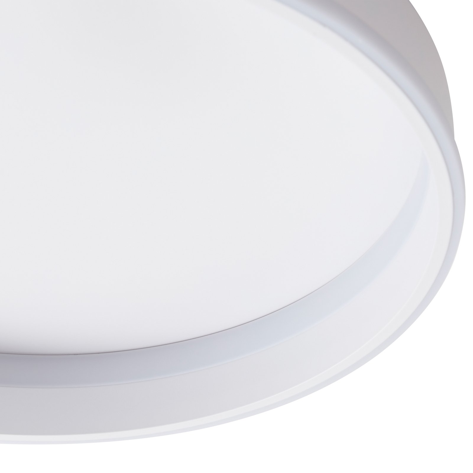 Lindby Smart LED mennyezeti lámpa Yasmen, fehér, fém, CCT, Tuya