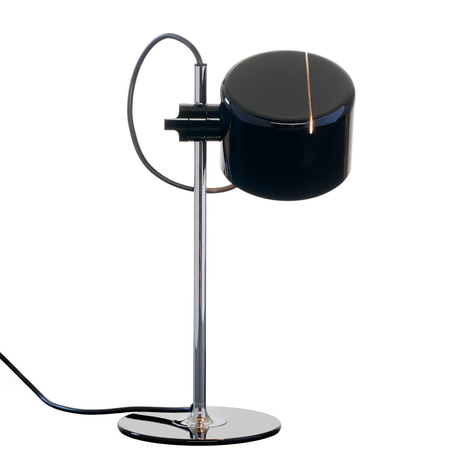 Oluce Mini Coupè LED-bordlampe, svart
