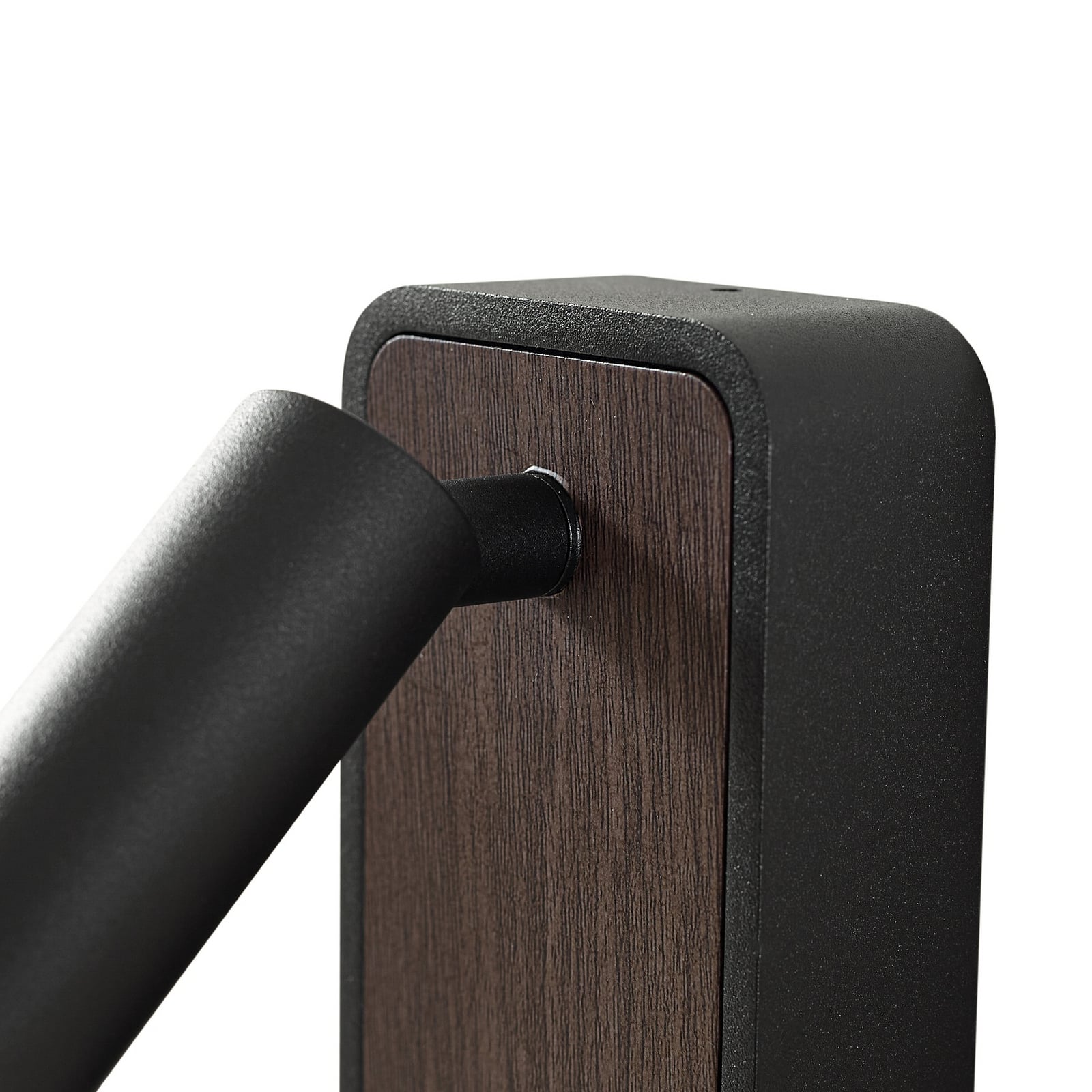 Applique a LED Tallis, nera, USB-C, orientabile - Lindby