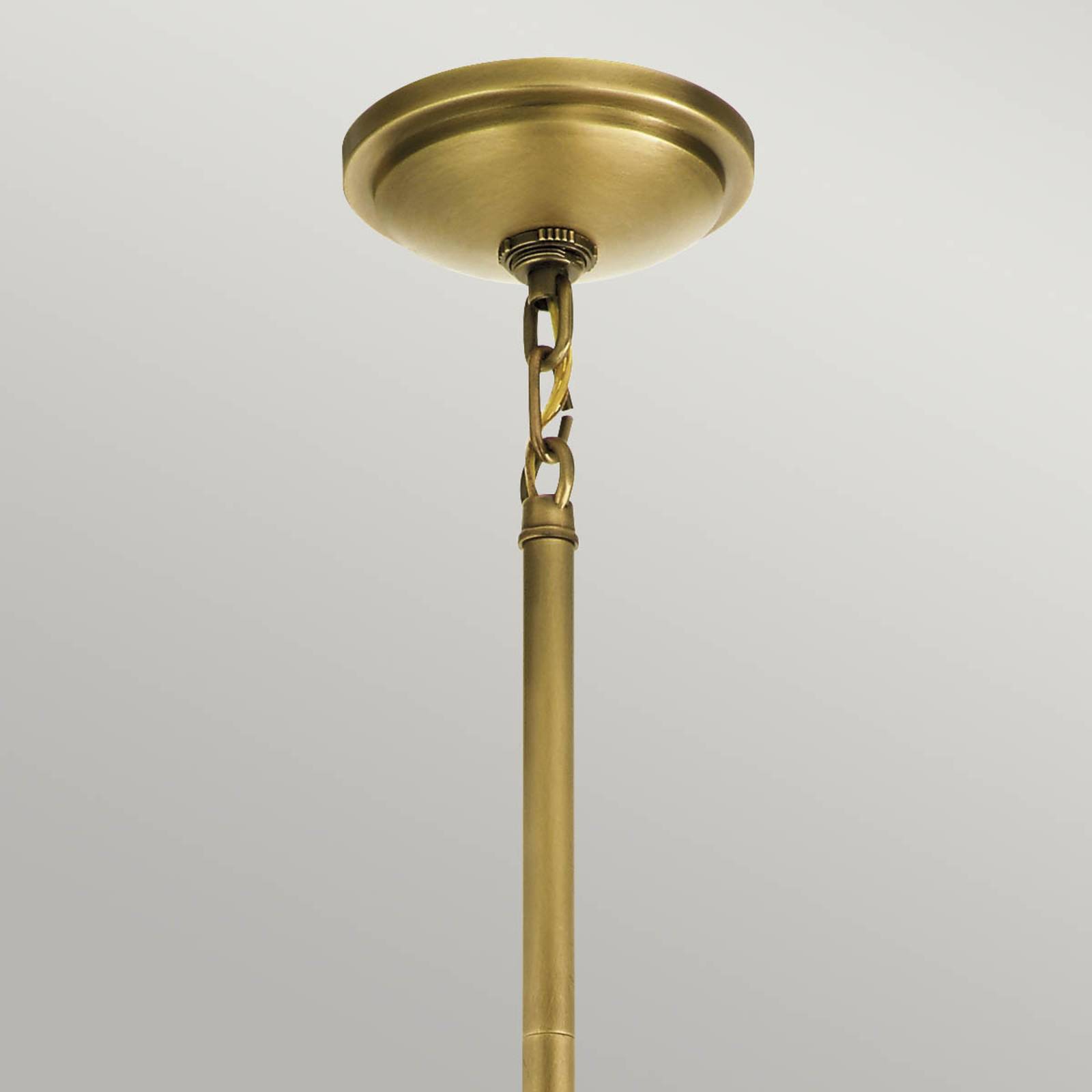 Quintiesse Závěsné svítidlo Tollis, mosaz/bílá, 1 světlo, Ø 40,8 cm