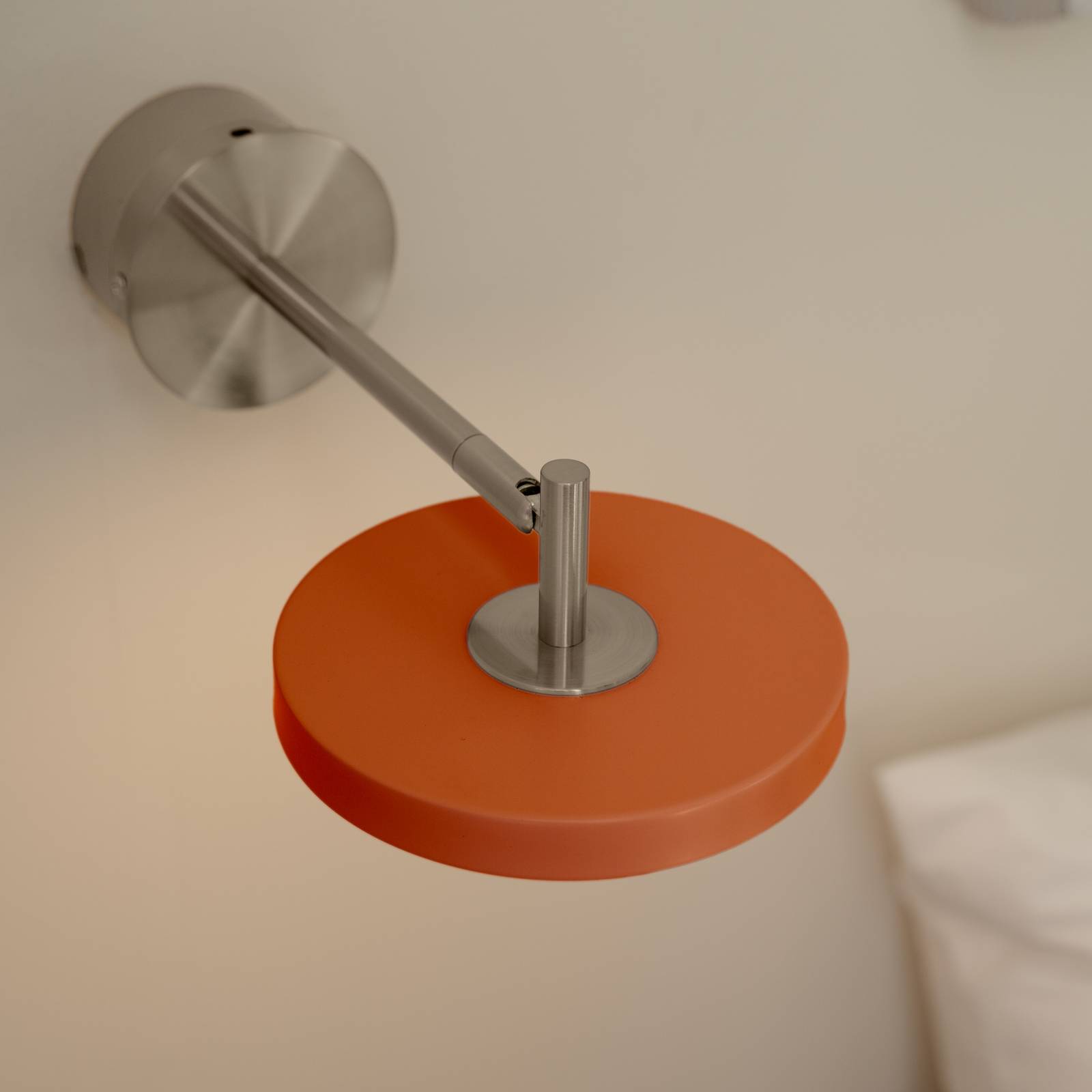  Umage Umage Asteria Short Led Wall Lamp, Orange, Steel, Hardwired 