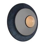 Candeeiro de parede LED Forestier Cymbal S, meia-noite