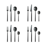 Zestaw sztućców Kogei, czarny, zestaw 16 sztuk – 101 Copenhagen