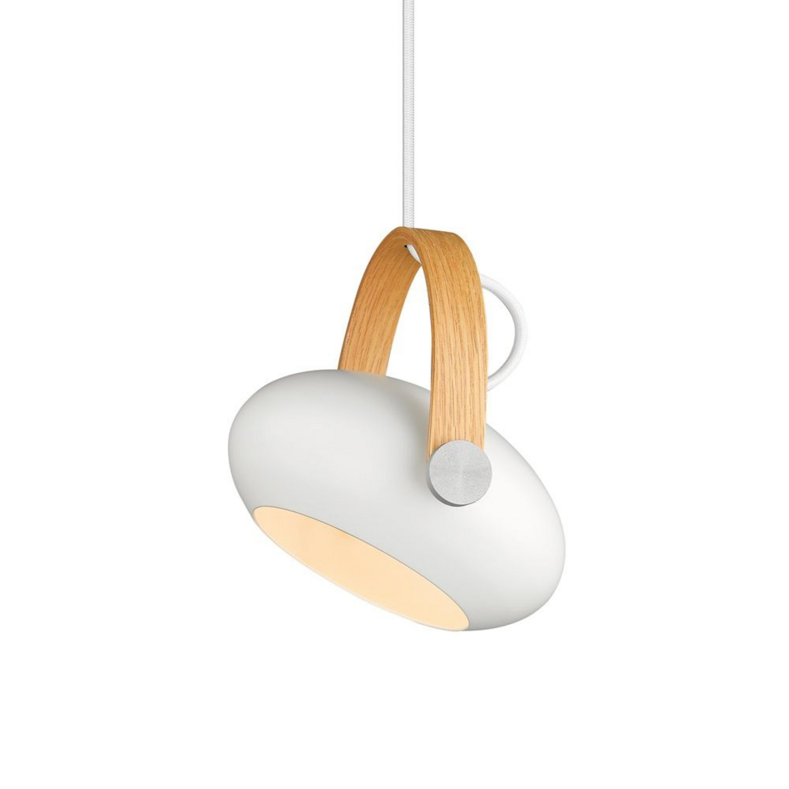 D.C Taklampa Ø18 White/Oak - Halo Design