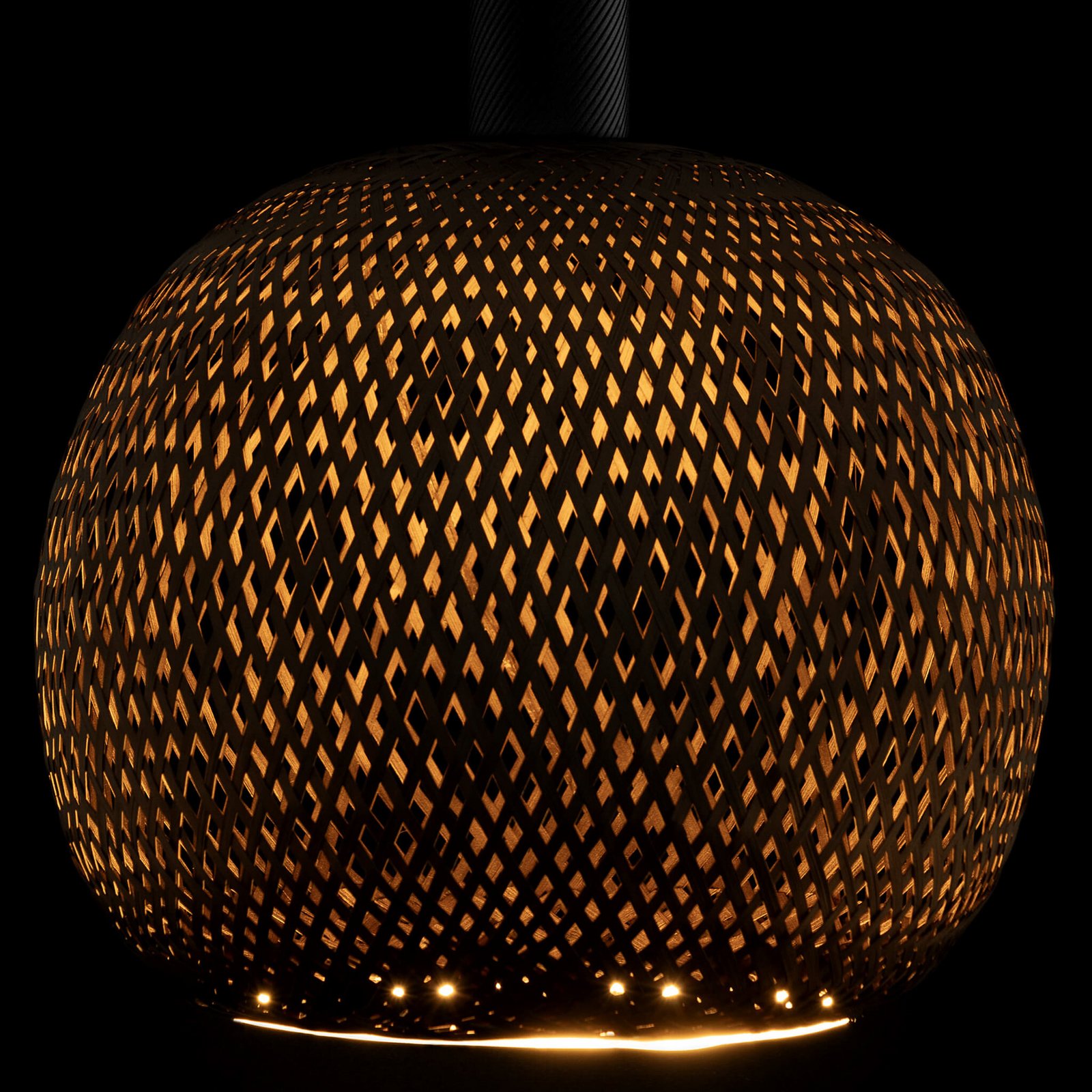 Segula LED Floating Bambus bronza G300 E27 5W 2200 K dim.