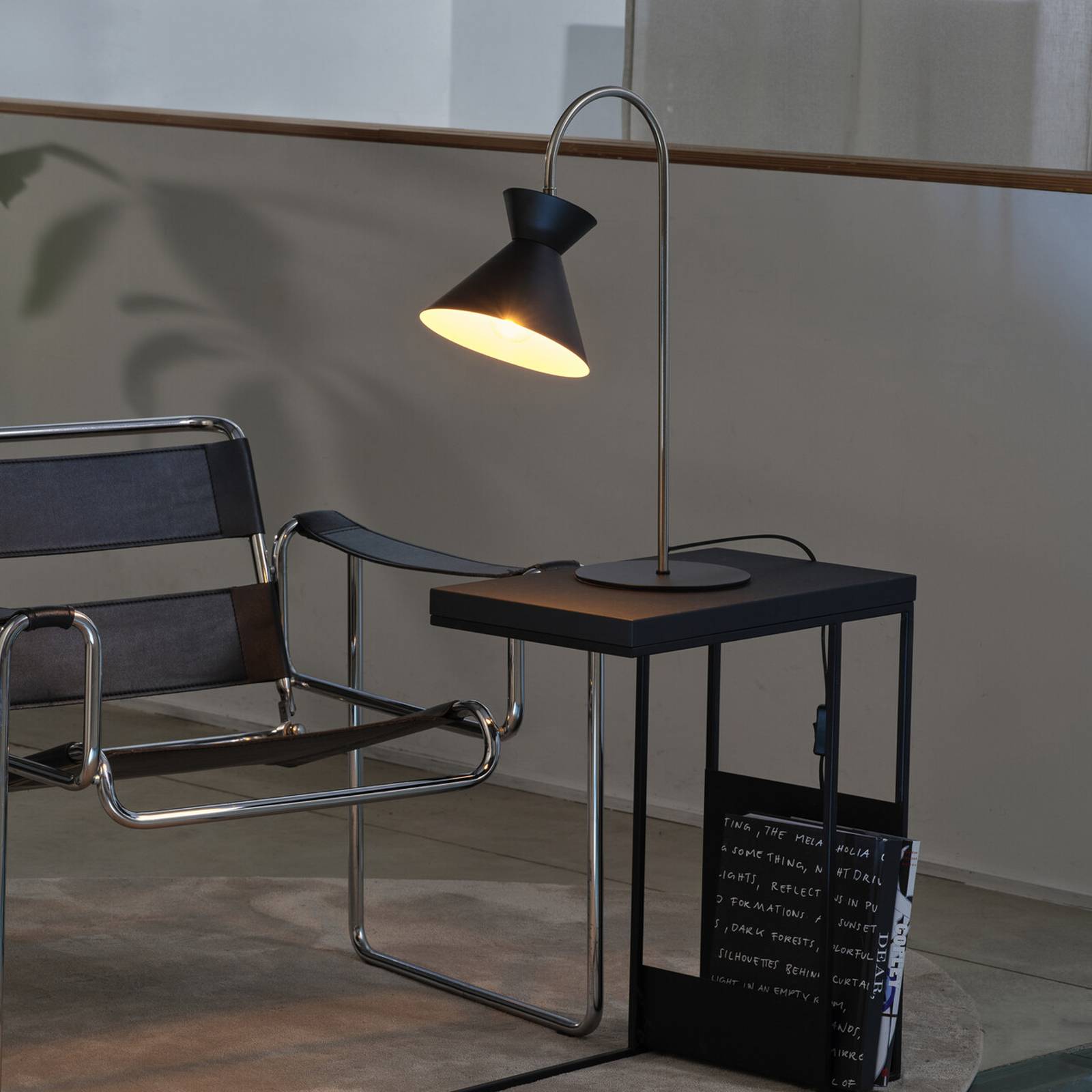 Lampa stołowa OSRAM Decor Waist, stal, czarna, E27