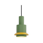 Chaumont Hanglamp Ø19xH28 Green/Yellow - DCW