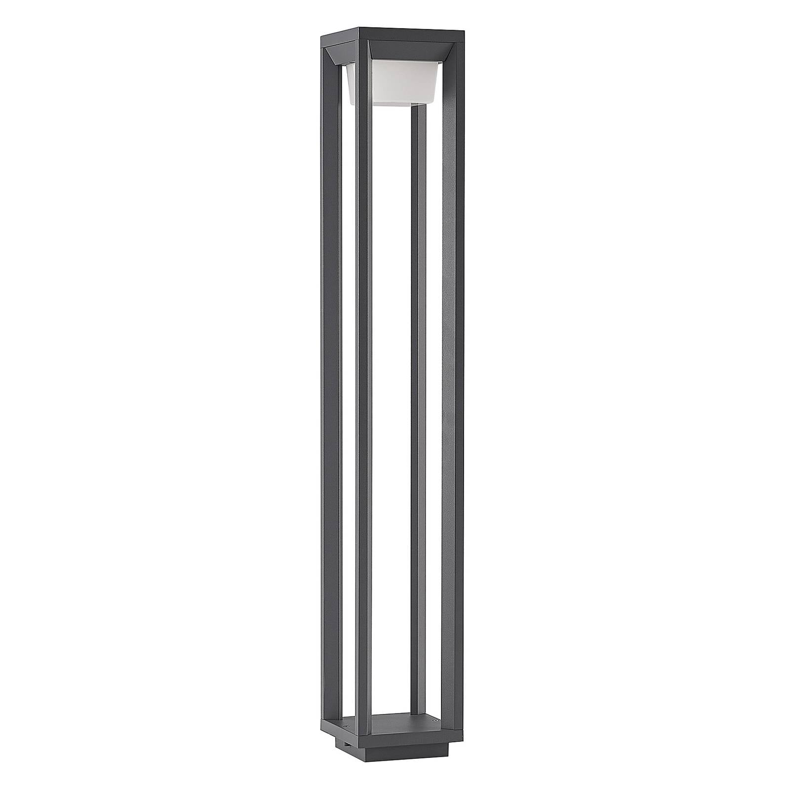 Prios LED-Wegeleuchte Gamion, 90 cm, anthrazit, Metall, IP54