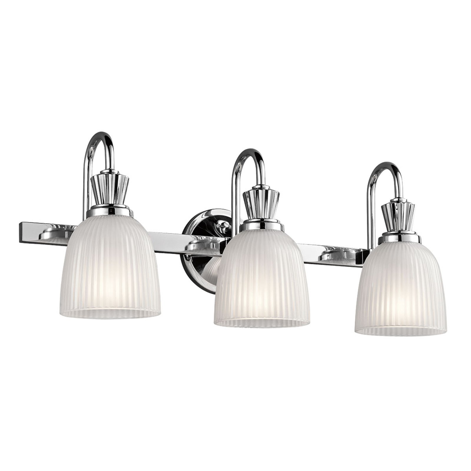 LED-bad- vägglampa Cora 3 lampor