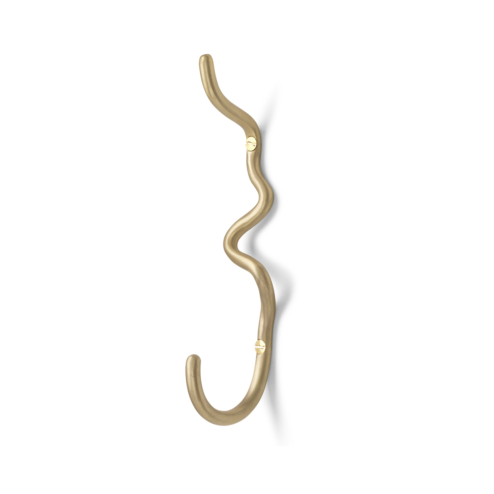 Curvature Kleiderhaken Brass - Ferm Living