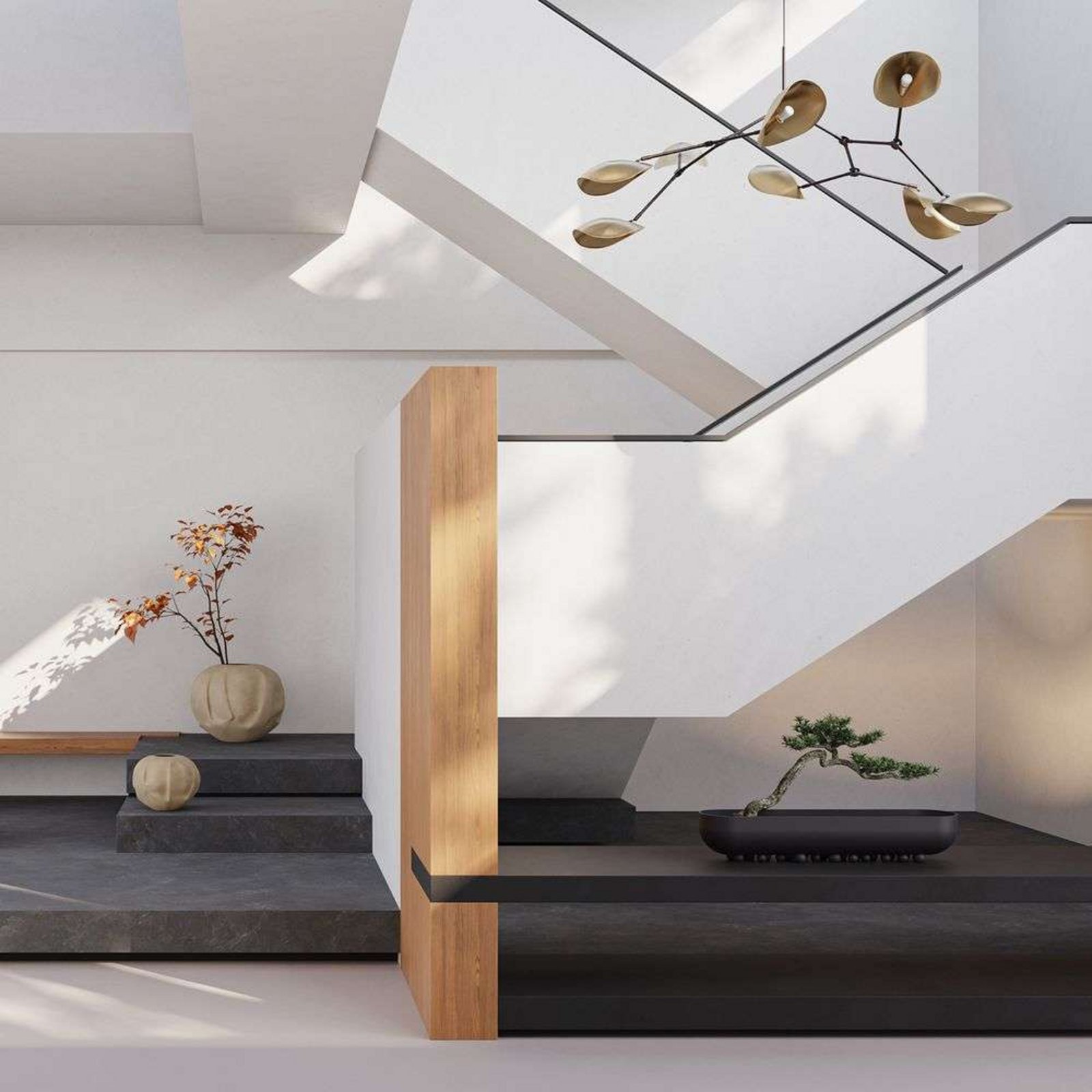 Stingray Brass Chandelier - 101 Copenhagen