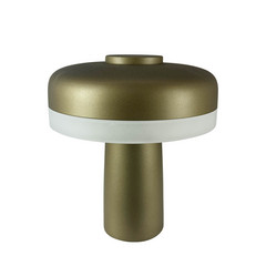 Dyberg Larsen LED-bordlampe Porter, grøn, højde 16 cm