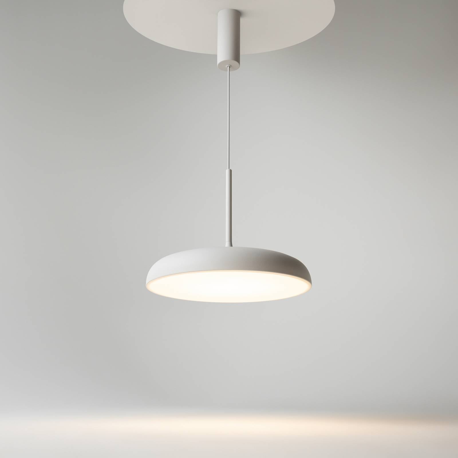  Maytoni Maytoni Led-hängeleuchte Gerhard, ø 40 Cm, Weiß, Metall 