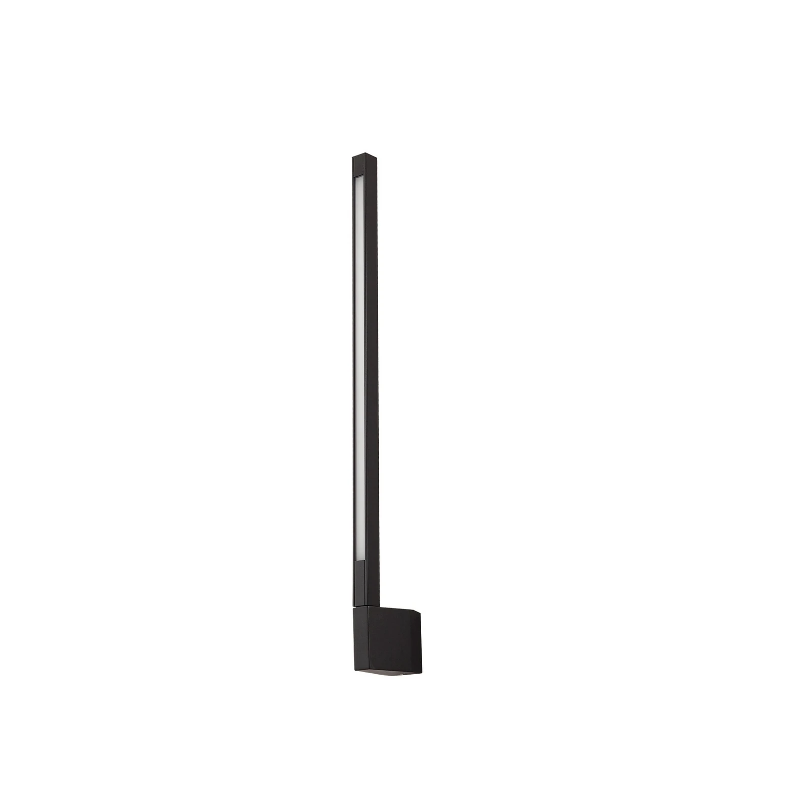 Lindby Candeeiro de parede LED Neano, 60 cm, preto, metal, IP54