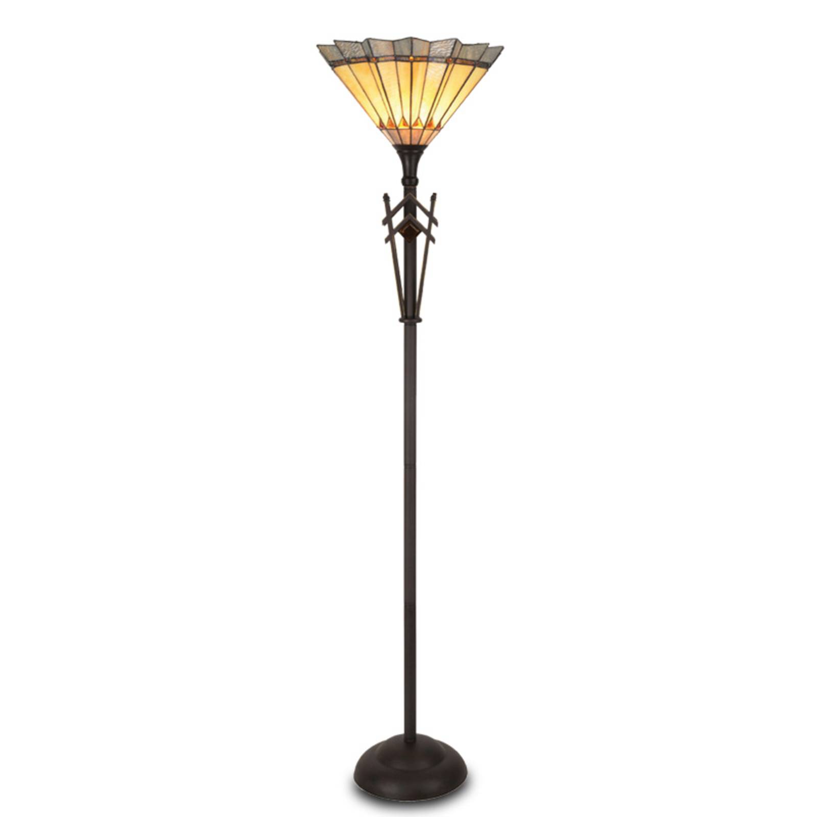 Clayre&Eef Uliana – gulvlampe i Tiffany-stil