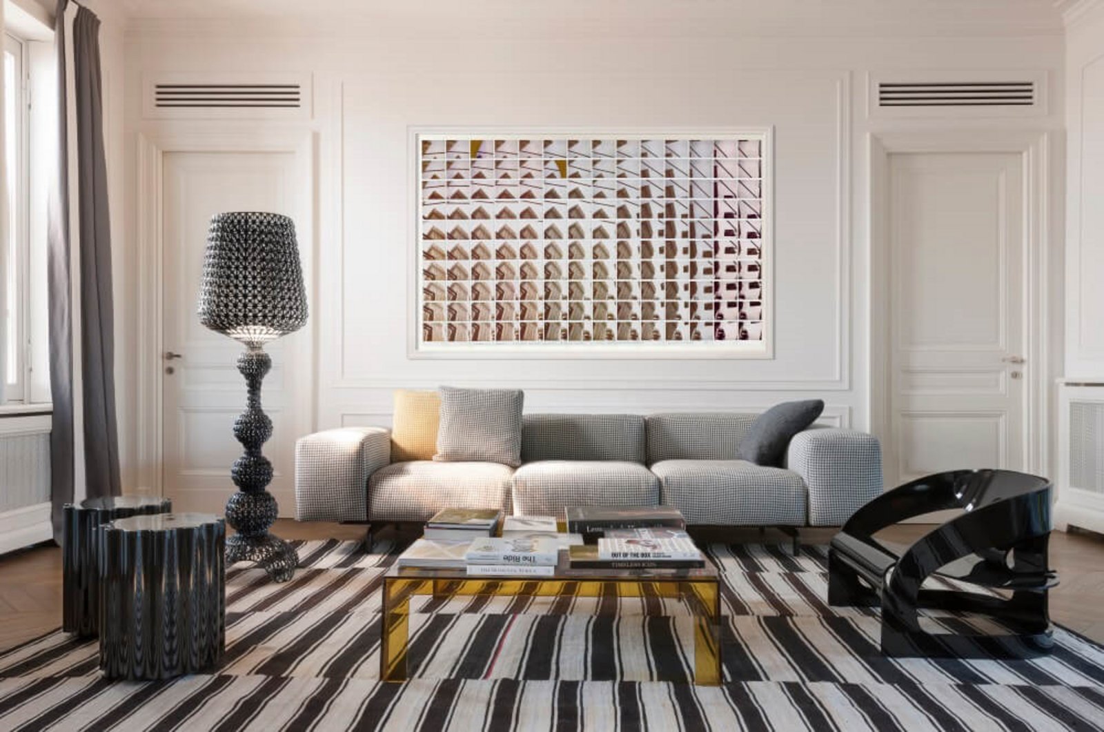 Kabuki Floor Lamp Black - Kartell
