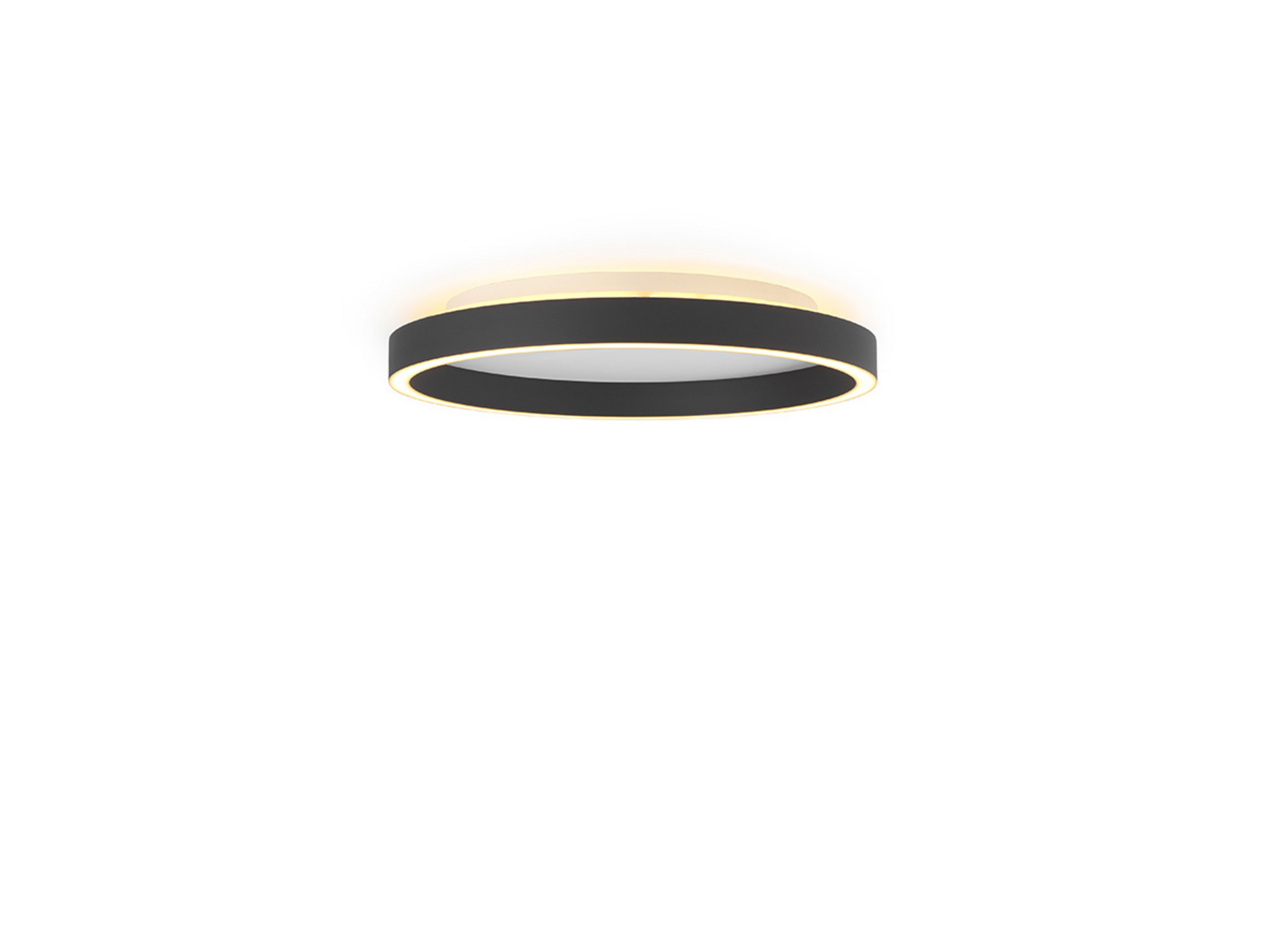Candeeiro de teto LED Memory, Ø 40 cm, preto - Halo Design