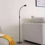 Maori LED Lampadar Negru - Lindby