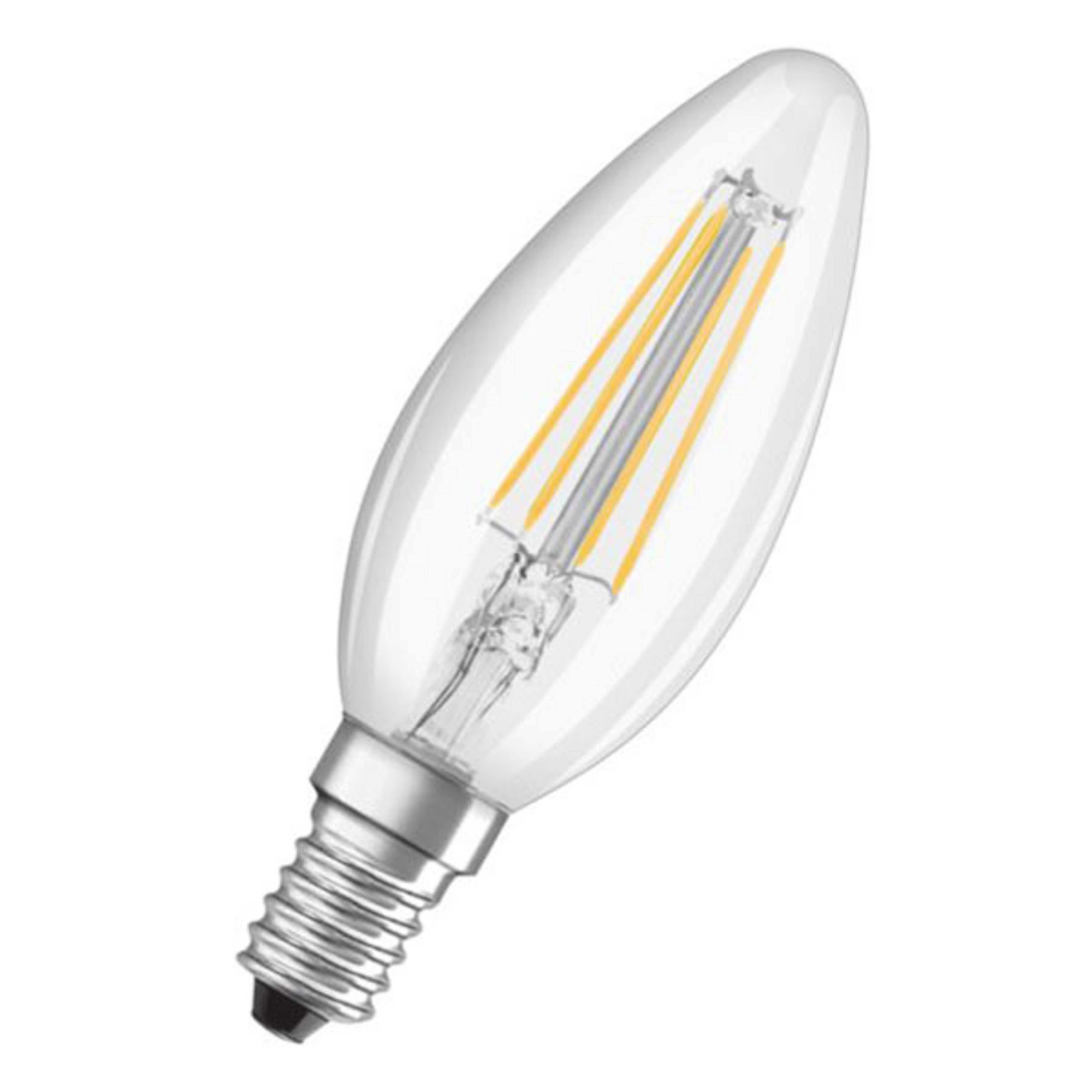 OSRAM Classic B LED svjetiljka E14 4W 4000K prozirno pakiranje od 2 komada