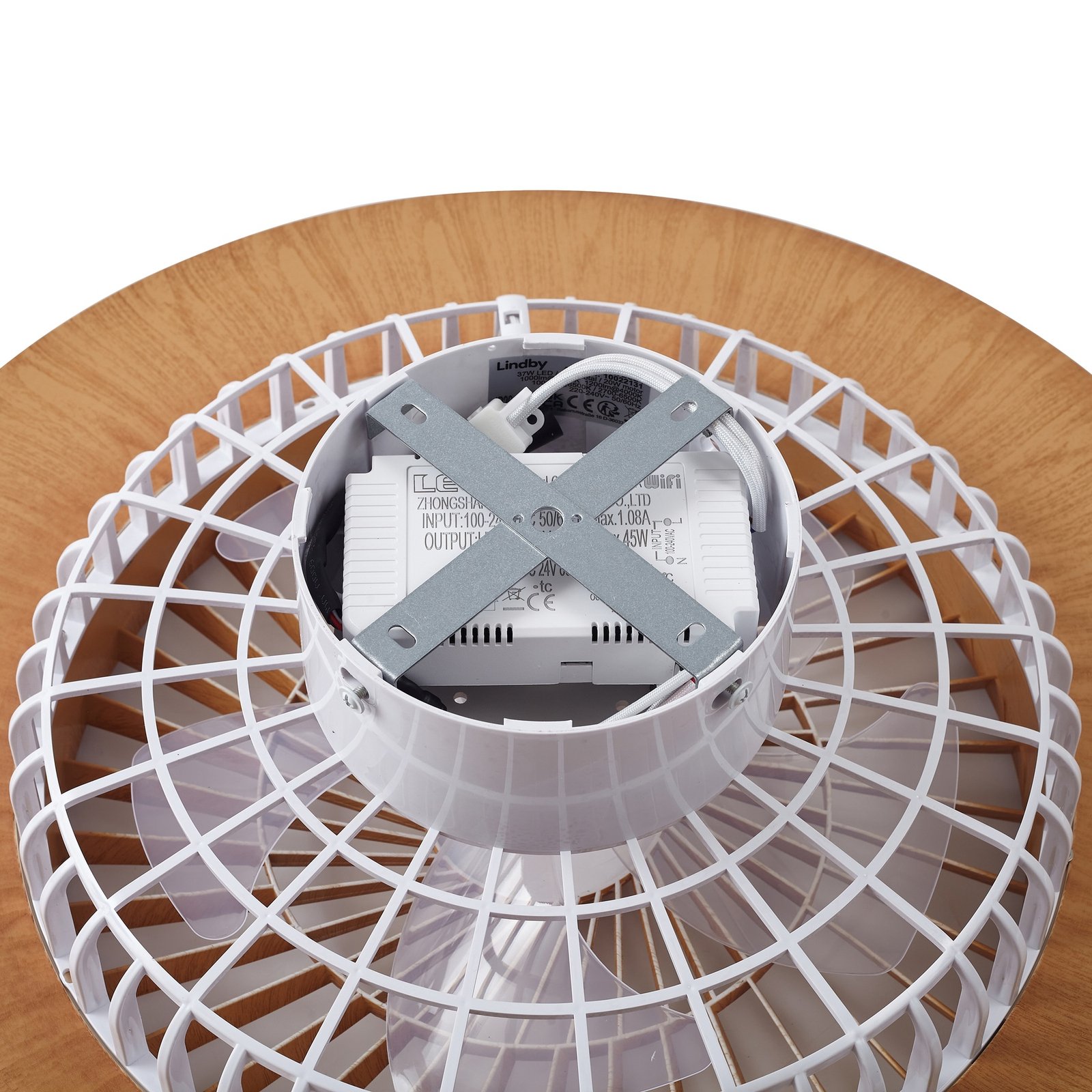Teleo LED Kattotuuletin CCT Puu - Lindby