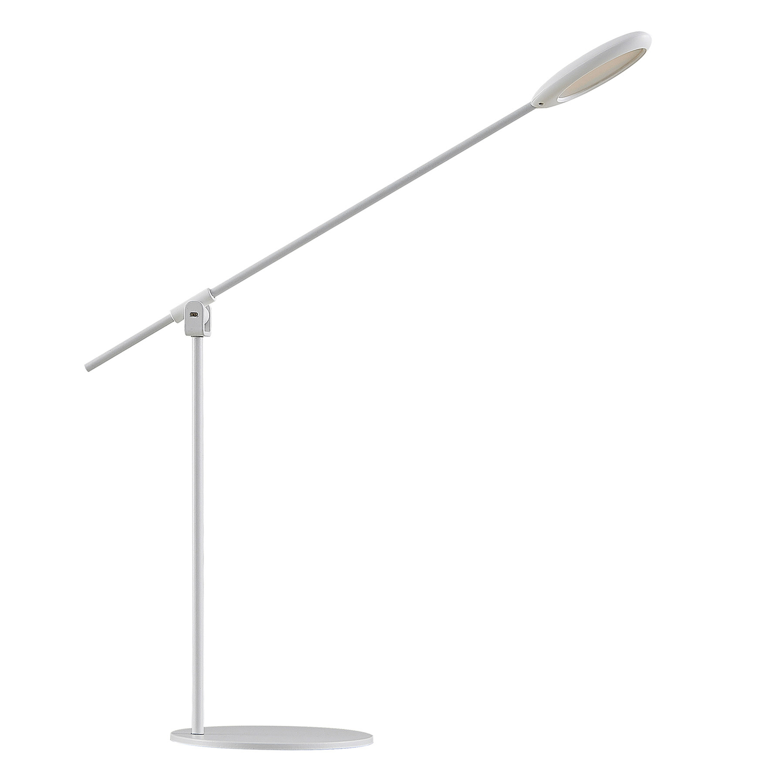 Prios Ihario lampe table LED CCT dimmable, blanche