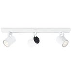 Philips Runner LED ceiling spotlight white 3-bulb