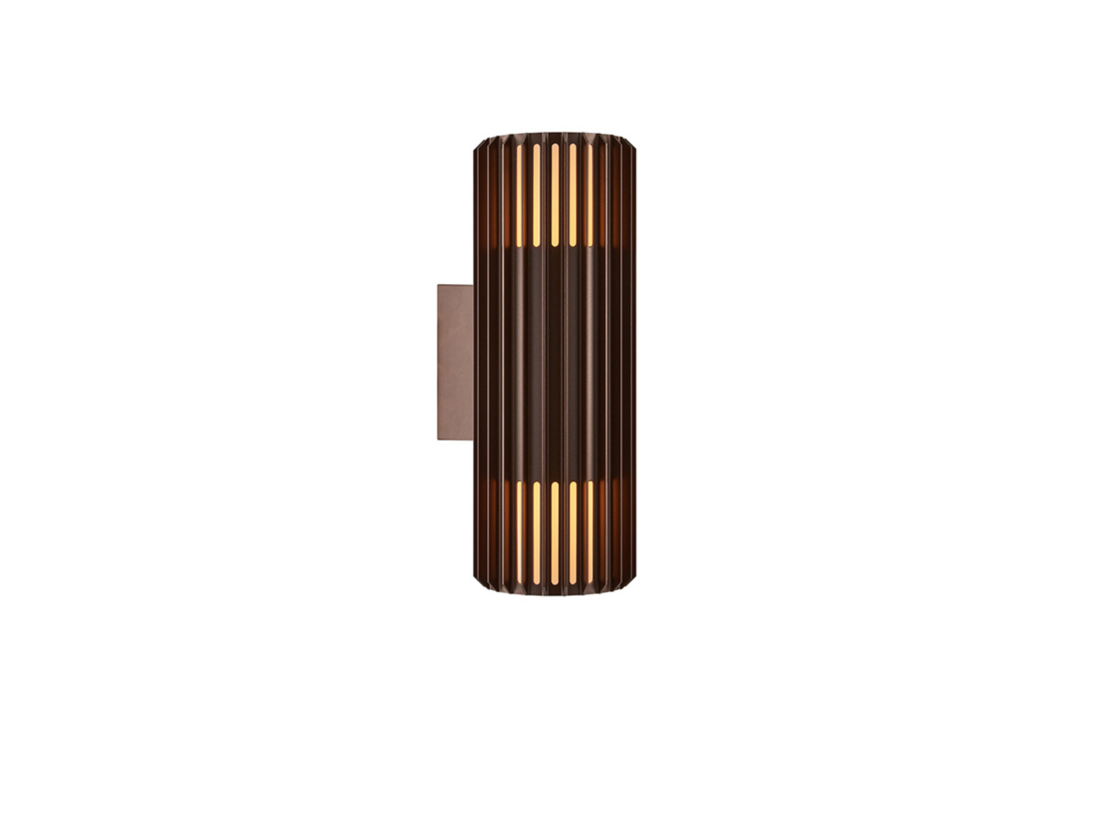 Aludra Double Aplica de Exterior Seaside Metallic Brown - Nordlux