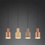 Hanglamp Agudo, meerkleurig, 4-lamps, lineair