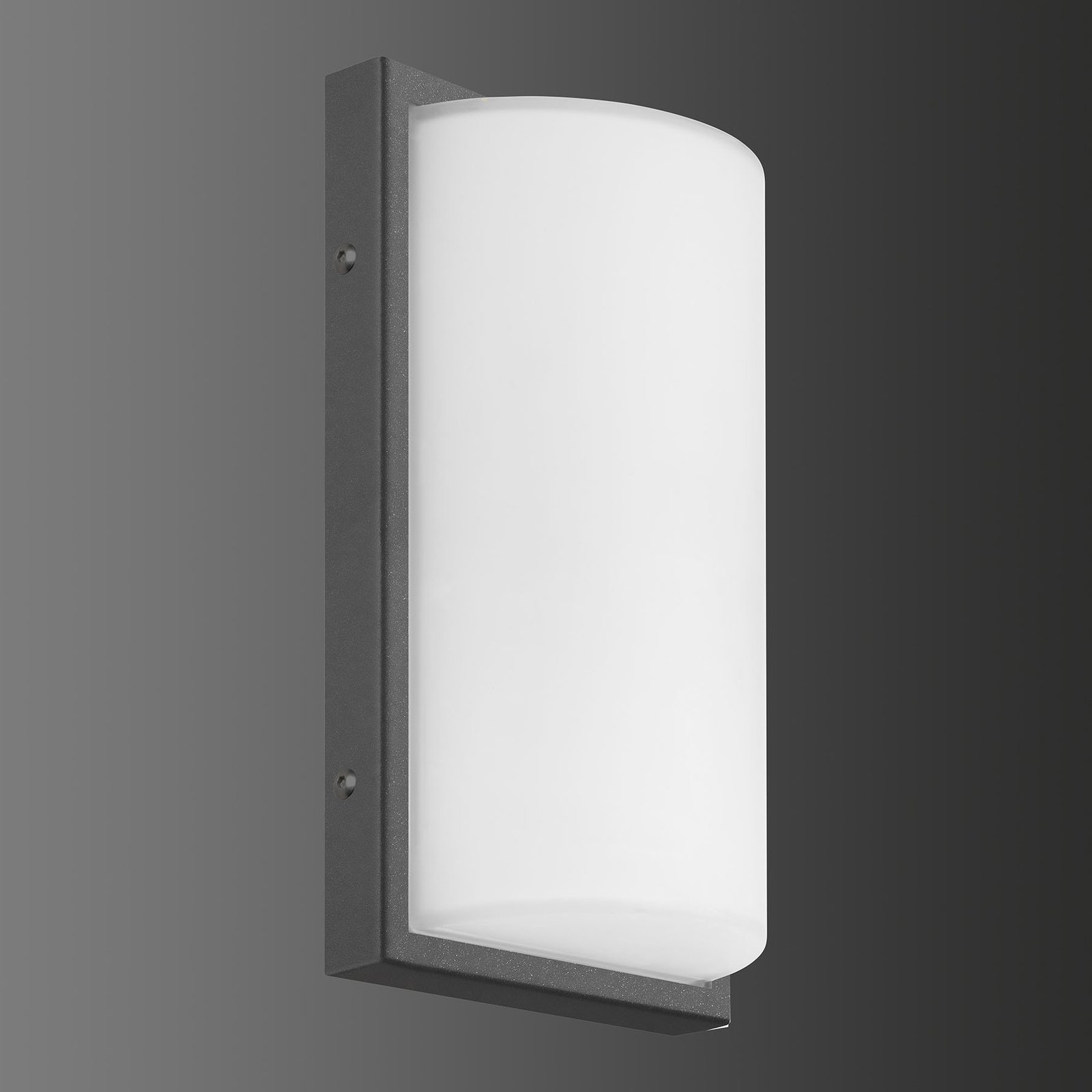 039 outdoor wall light, motion detector, graphite