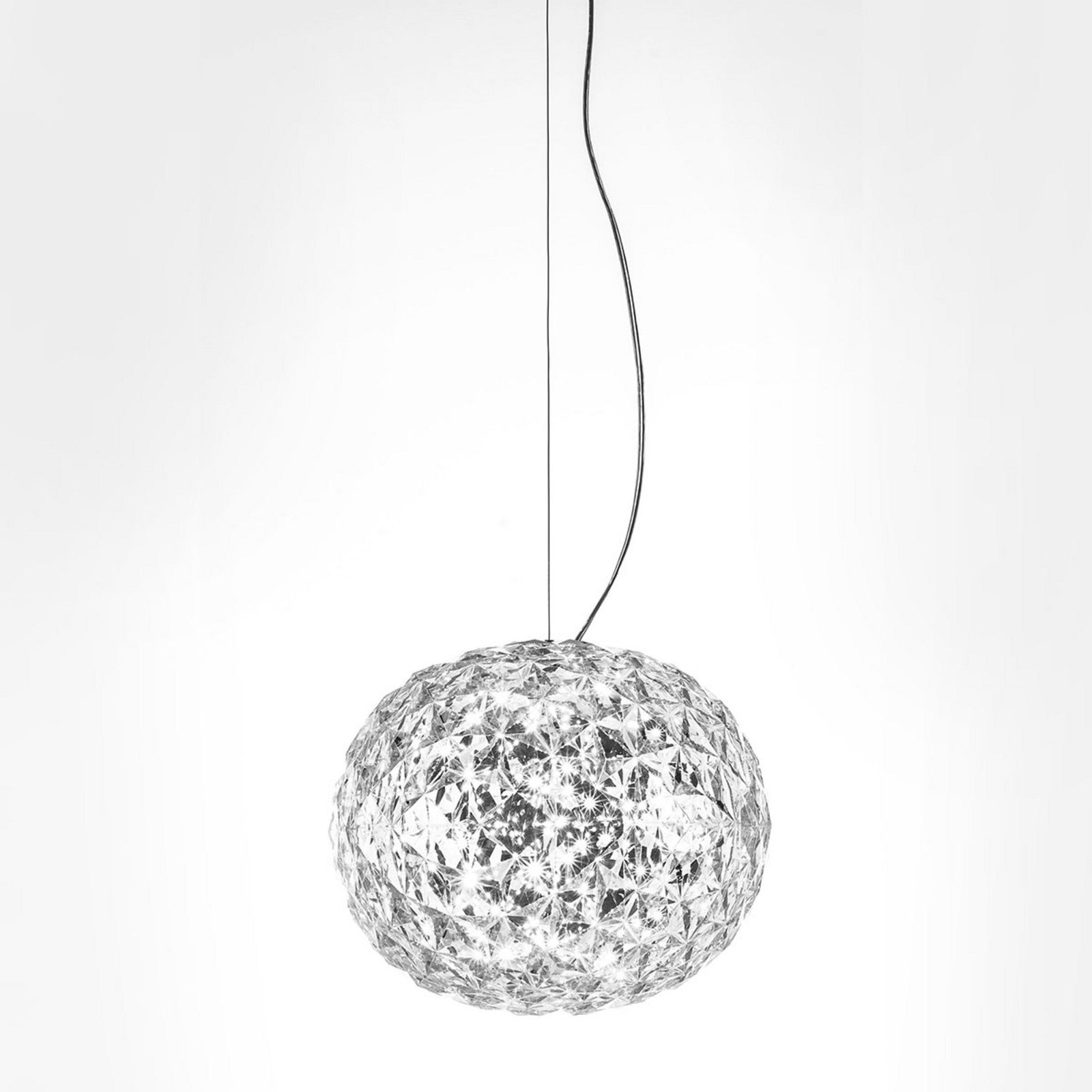 Kartell Planet - lampă pendul LED transparent - Camera de zi / sufragerie - design - Plastic