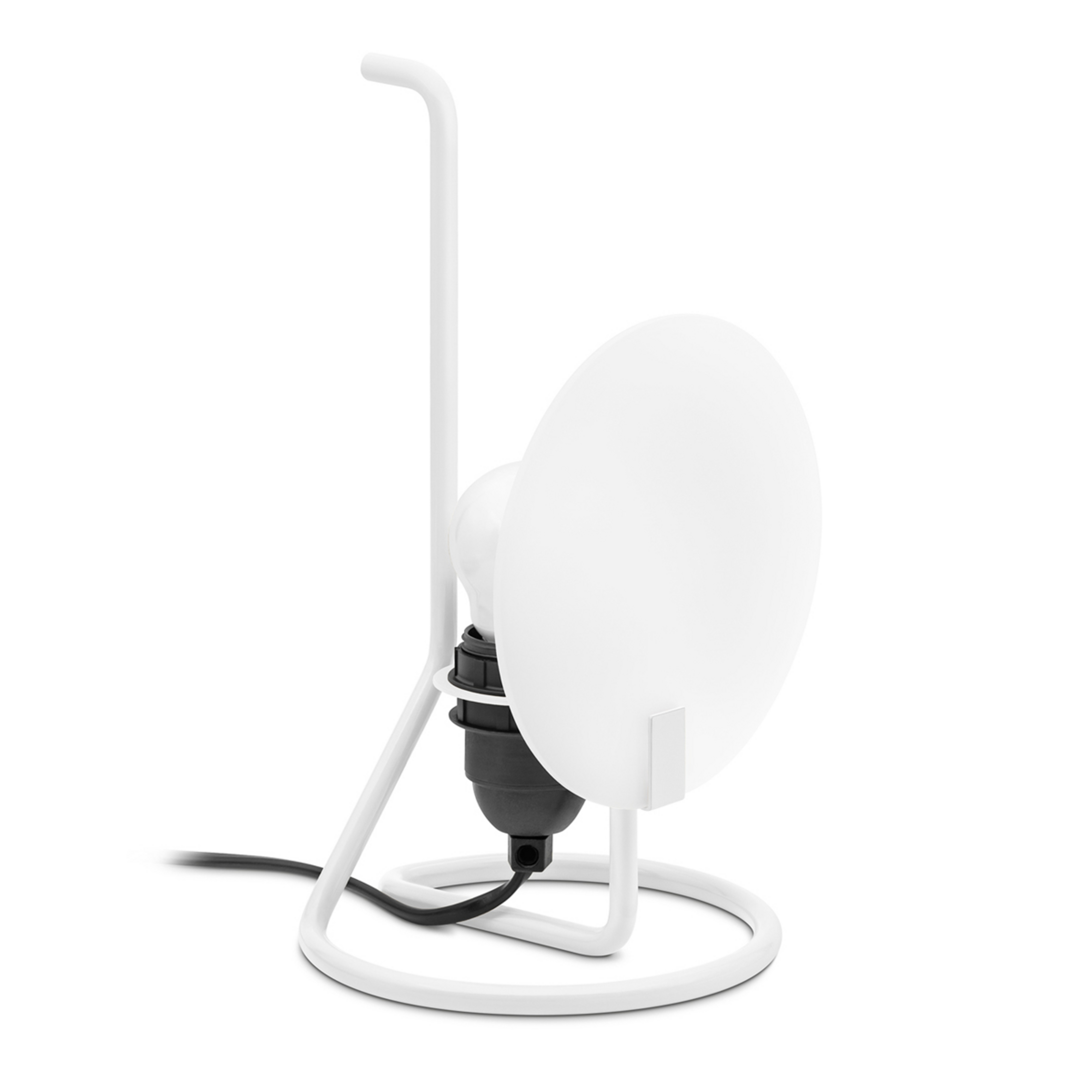 Lampe de table LED Bugia, blanche, hauteur 26,3 cm - Stilnovo