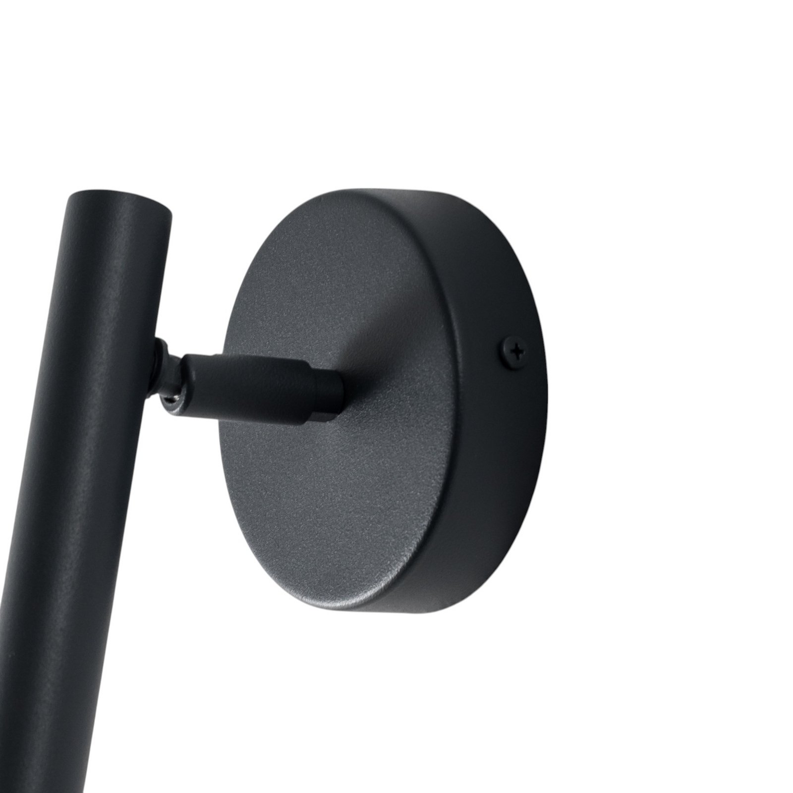 Sopel wall light, anthracite, 1-bulb, steel, height 15 cm