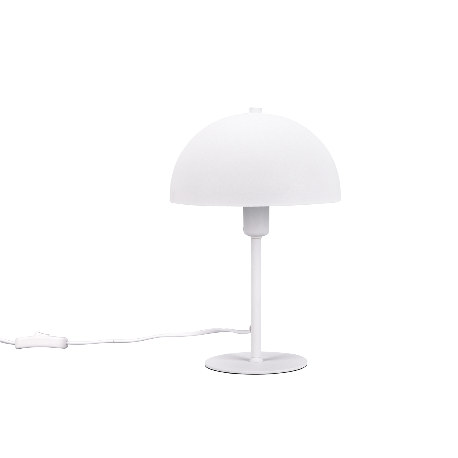 Stolní lampa Nola, výška 30 cm, bílá