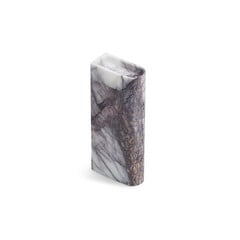 Monolith Portavelas Tall Mixed White Marble - Northern
