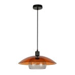 Lampada a sospensione Jolly color ambra/nero Ø 38 cm - COREP SAS