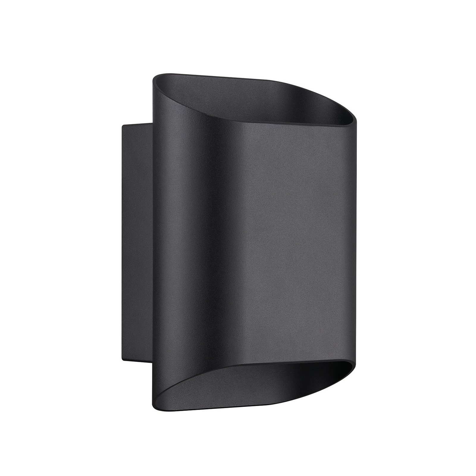 Venkovní nástěnné svítidlo Nico 22 Round, černá, kovová, svítí nahoru i dolů, Venkovní nástěnné svítidlo Nico 22 Round, černá, kovová, svítí nahoru i dolů,