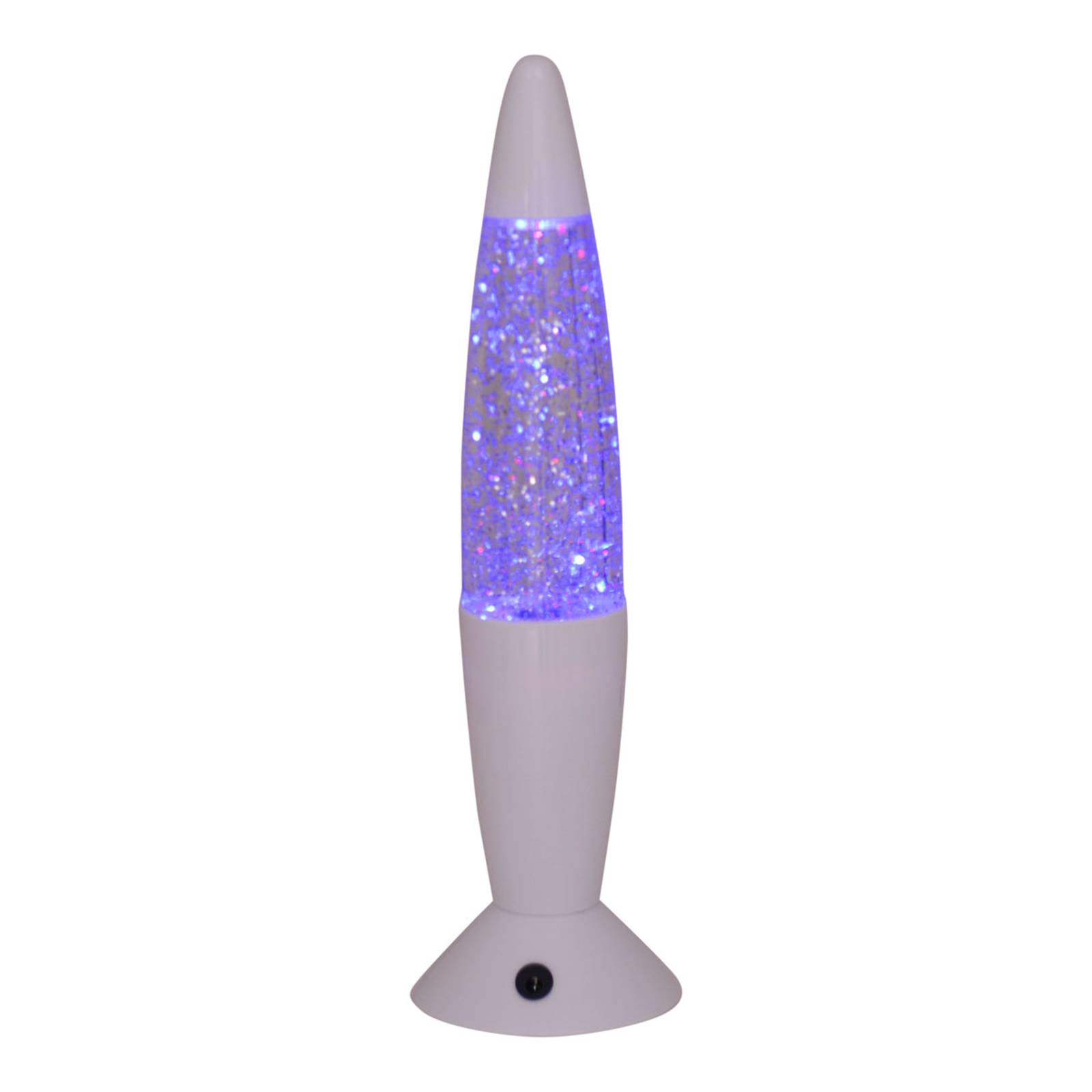 Lampa LED lawa Glitter