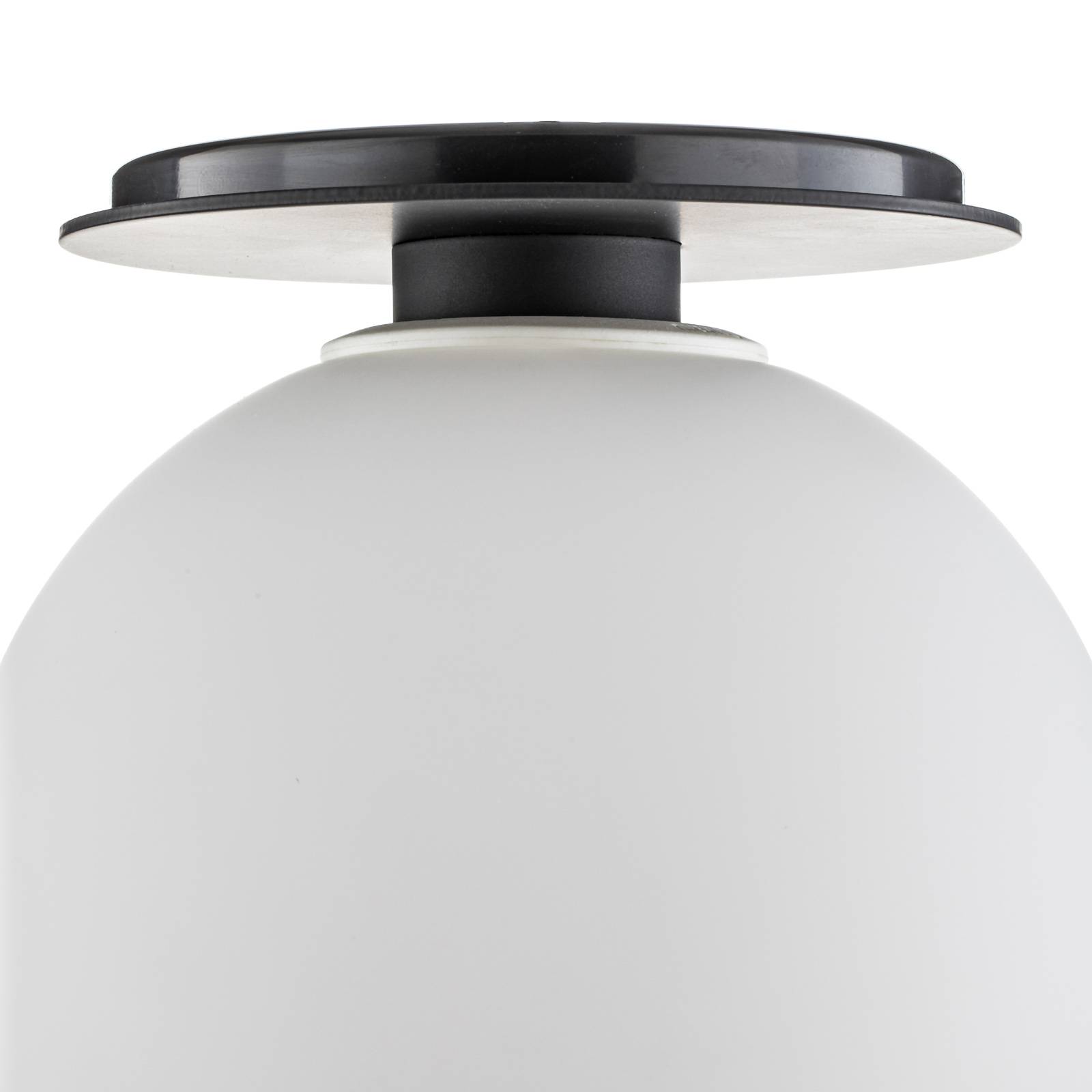Audo TR Bulb lampa sufitowa LED czarna/opal matowa