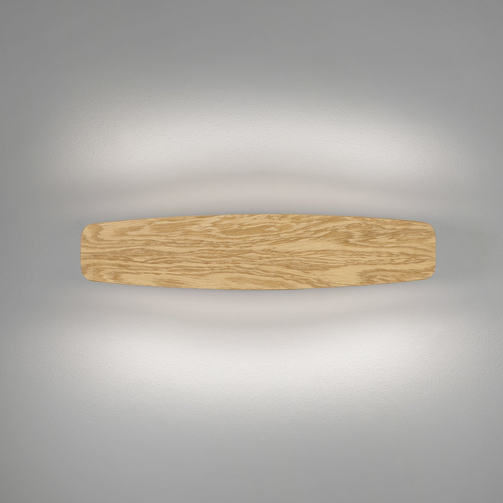 Rothfels Persida LED wall light, oak, 48 cm
