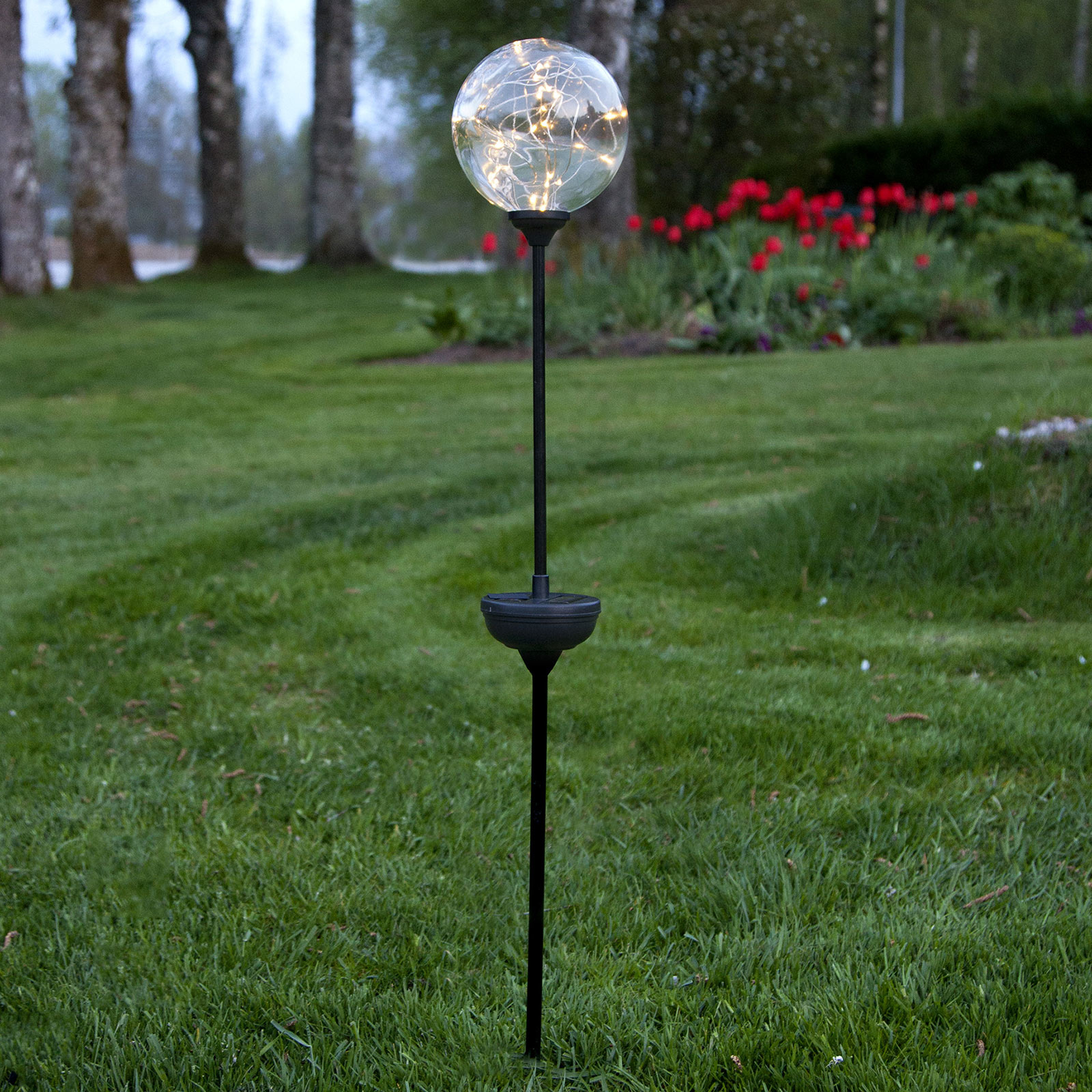 Best Season Glory LED solar light, ground spike, stainless steel, 1 W, H: 70 cm