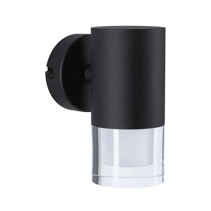 Paulmann - Kame Væglampe/Loftlampe IP44 Signal Black