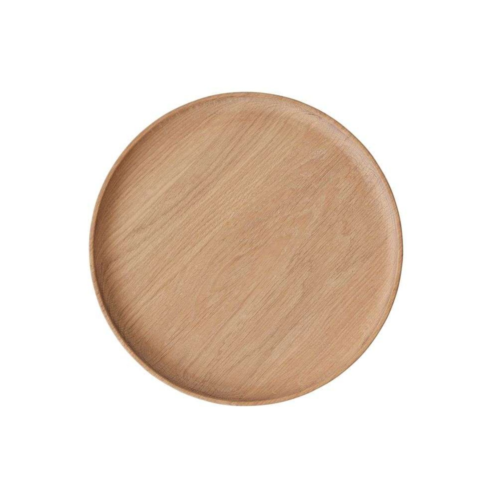 Inka Wood Tray Round Large Nature - OYOY Living Design